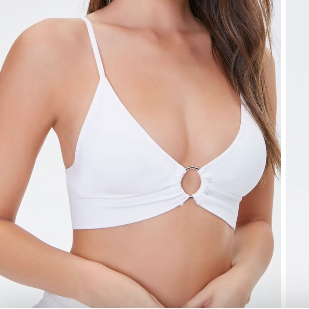Forever 21 Y2K Seamless o-ring bralette